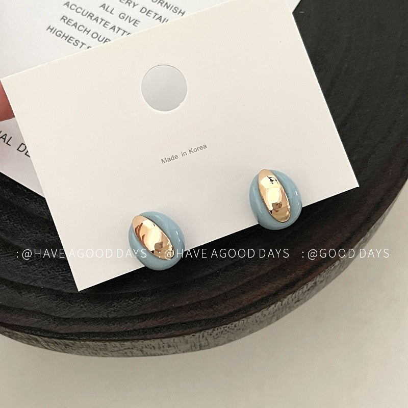 Women's Blue Vintage Earrings